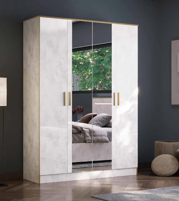 Kleiderschrank Schrank Schrankmöbel Ankleideschrank Regalschrank Textilschrank von JV Möbel