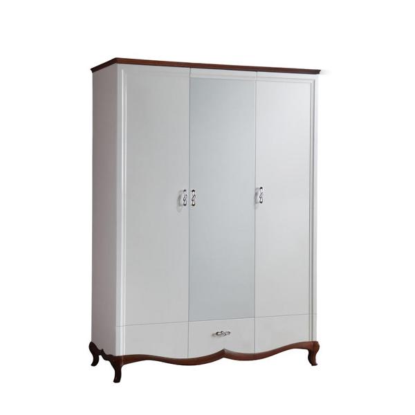 Kleiderschrank Spiegelschrank Garderobenschrank Wäscheschrank von JV Möbel