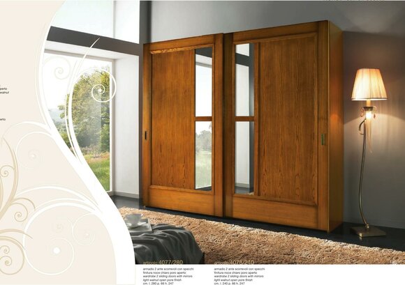 Kleiderschrank Wandschrank mit Schiebetüren Schrank Schränke Modern Schlafzimmer von JV Möbel