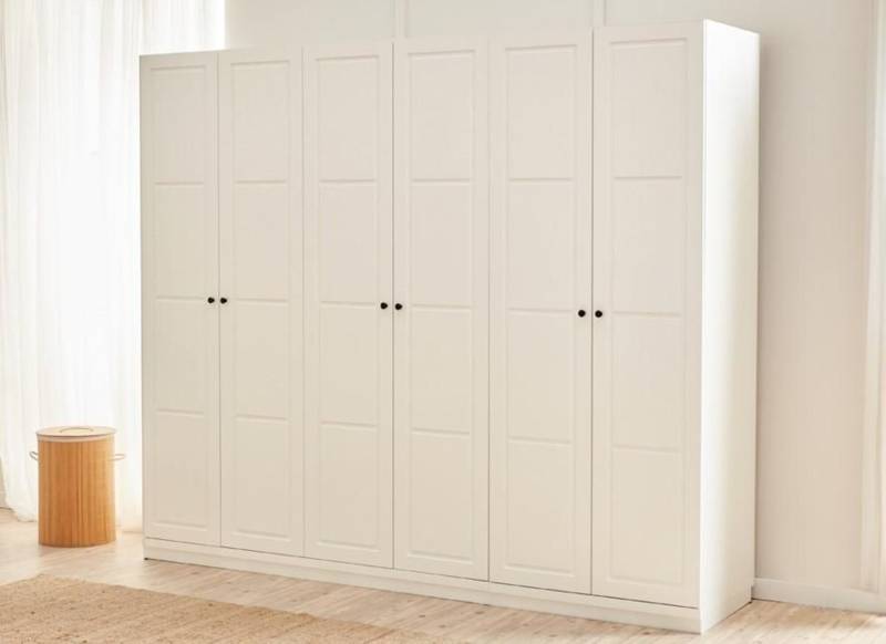 Kleiderschrank Weiß Luxus Schlafzimmer Garderobenschrank Holzschrank von JV Möbel