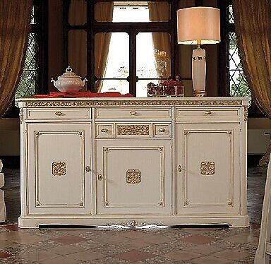 Kommode Anrichte Sideboard Weiß Sideboards Schrank Kommoden Möbel Massiv Holz Kommode Anrichte Sideboard Weiß Sideboards Schrank Kommoden Möbel Massiv Holz von JV Möbel