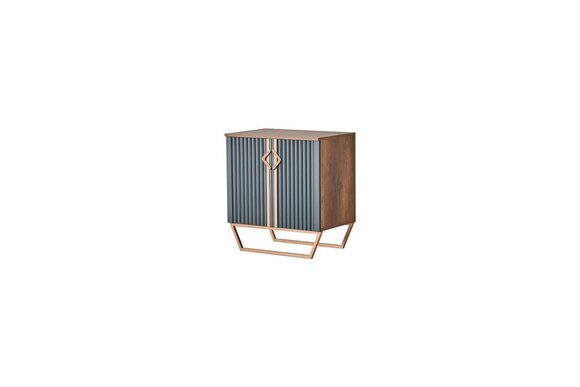Kommode Braun Grau Zweifarbig Aktenschrank Arbeitszimmer Modern Design von JV Moebel