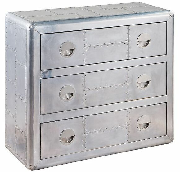 Kommode Design Möbel Vintage Retro Schrank Schubladenregal Flugzeug von JV Möbel