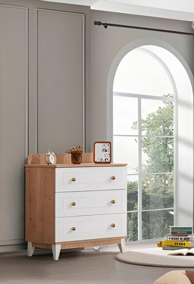Kommode Designer Luxus Kommoden Möbel Holz hoch Weiß Modern Sideboard von JV Moebel
