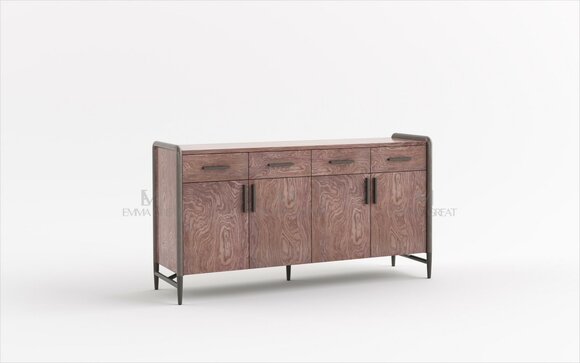Kommode Kommodenschrank Holzschrank Wohn Zimmer Holz Design Sideboard von JV Möbel