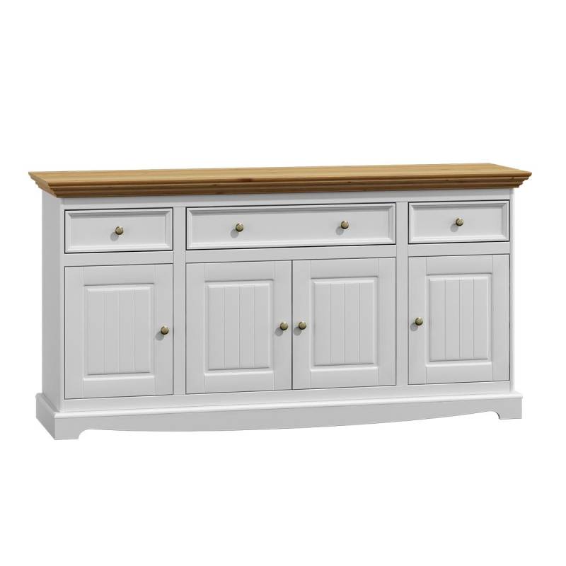 Kommode Vitrinen Schrank Weinschrank Regal Schränke Landhaus Anrichte Vitrine von JV Möbel