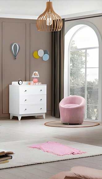 Kommode Weiß Elegantes Hochwertig Kommode Design Modern Möbel Kinderzimmer von JV Moebel