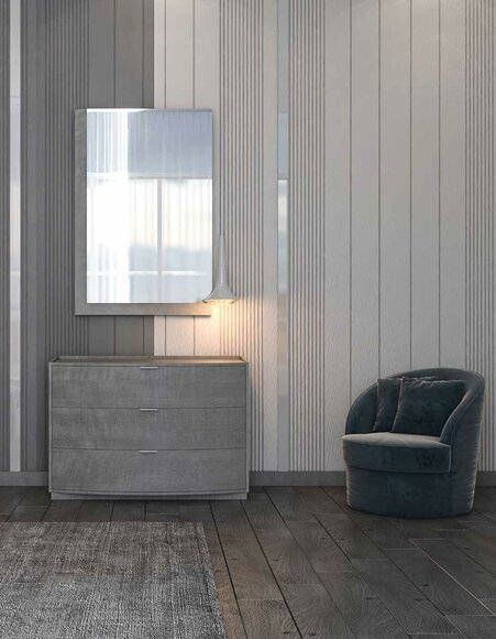 Kommode mit Spiegel Anrichte Sideboards Holz Schrank Möbel Kommoden Grau Neu Kommode mit Spiegel Anrichte Sideboards Holz Schrank Möbel Kommoden Grau Neu von JV Möbel