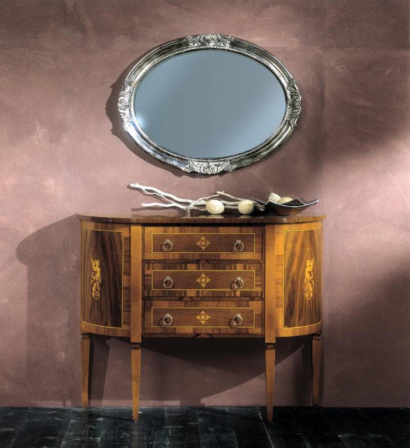 Kommoden Italienische Möbel Massiv Spiegel 2tlg Kommode Sideboard Schrank Holz von JV Möbel