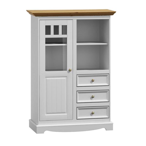 Kommoden Regal Holz Schrank Schränke weiss Anrichte Landhaus Kommode Anrichte von JV Möbel