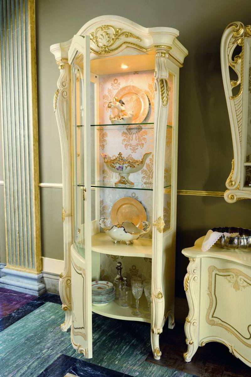 Kommoden Schränke Glas Design Schrank Barock Rokoko Vitrine Kommoden Vitrinen Kommoden Schränke Glas Design Schrank Barock Rokoko Vitrine Kommoden Vitrinen von JV Möbel