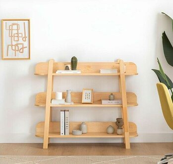 Kompaktes Bücherregal Designer Wohnzimmer Ablageregal Luxus Holz Möbel von JV Moebel