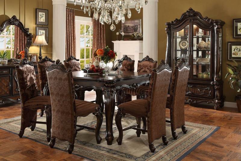 Komplett Set Esstisch 6 Stühle Esszimmer Set Ess Gruppe Holz Tisch Tische 7tlg Komplett Set Esstisch 6 Stühle Esszimmer Set Ess Gruppe Holz Tisch Tische 7tlg von JV Möbel