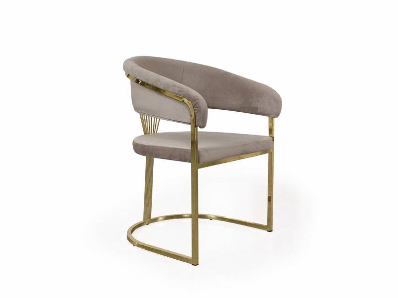 Komplette Esszimmerstühle Stühle Küchenstühle 6tlg Beige Luxus Gold von JV Möbel
