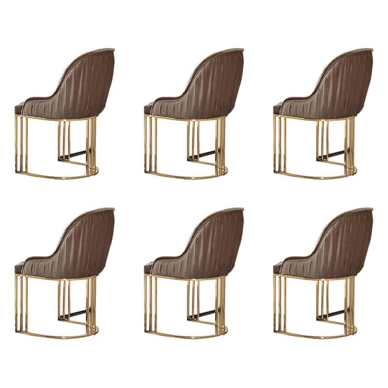 Komplette Küchenstühle Esszimmerstühle Stühle Beige 6tlg Stoff Design von JV Möbel