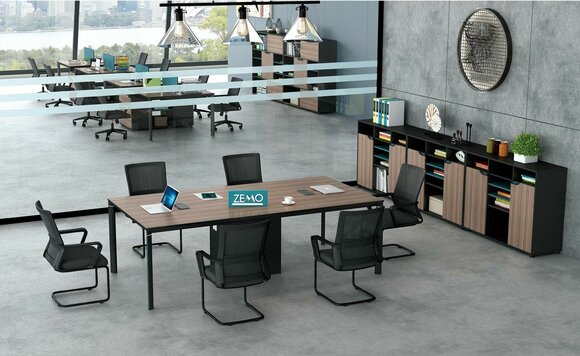 Konferenztisch Büro Chef Zimmer Möbel Design Schreibtische Praxis von JV Möbel