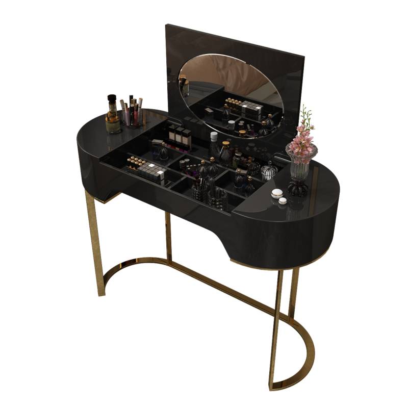 Konsolen Tisch Schminktisch Schmink Tische Konsole Schlaf Zimmer Sekretär Metall von JV Möbel