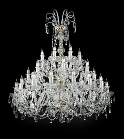 Kristall Kronleuchter Lampe Deckenleuchte Luster Hängeleuchte Bohemia Kristall Kronleuchter Lampe Deckenleuchte Luster Hängeleuchte Bohemia von JV Möbel
