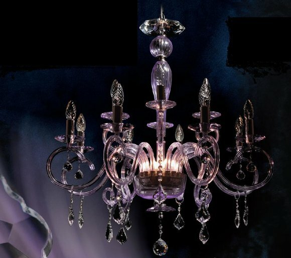 Kristall Kronleuchter Luster Hängeleuchte Leuchte Bohemia Lampe Deckenleuchte von JV Möbel