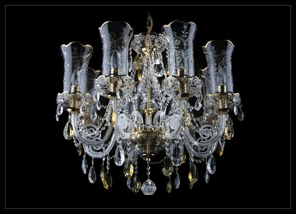 Kronleuchter Bohemia Deckenlampe Deckenleuchte Designer Lampe luxus von JV Möbel