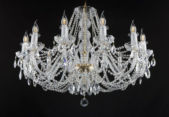 Kronleuchter Bohemia Luster Kristall Lampe Leuchte Deckenleuchte von JV Möbel