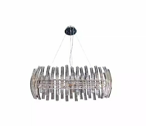 Kronleuchter Crystal für das Wohnzimmer in einem luxuriösen Chrome color von JV Moebel