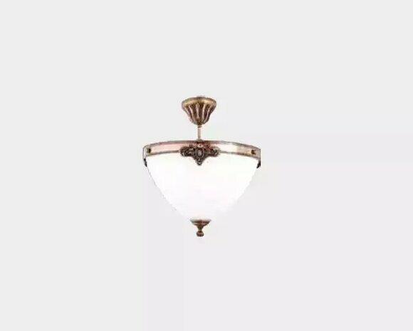 Kronleuchter Deckenlampe Deckenleuchter Lampe Lüster Glas Art Weiß von JV Moebel