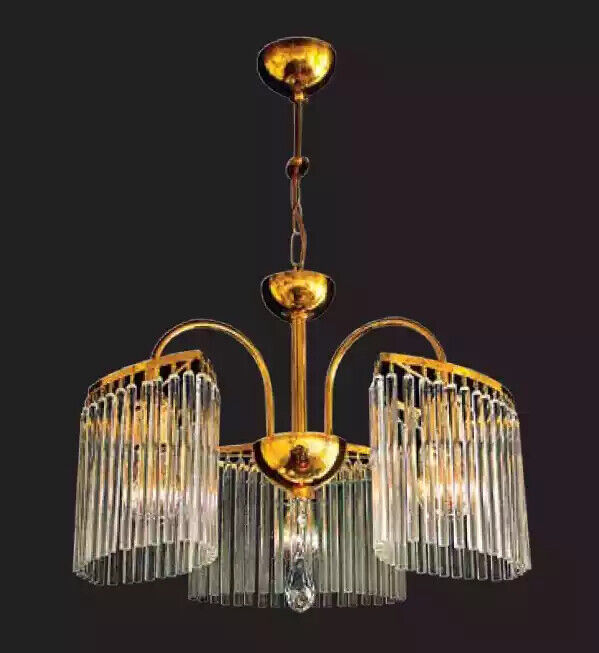 Kronleuchter Deckenleuchte Schlafzimmer Lampe Kronleuchter gold Sofort von JV Möbel