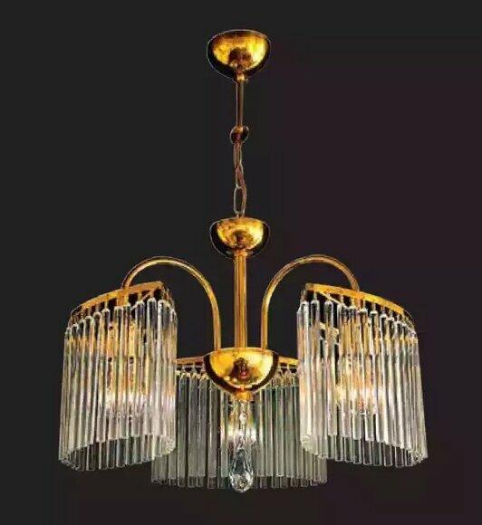 Kronleuchter Deckenleuchte Schlafzimmer Lampe Kronleuchter gold neu von JV Moebel