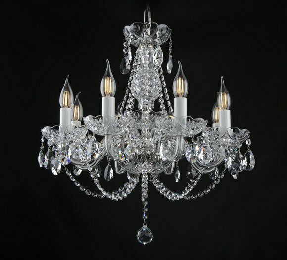 Kronleuchter Leuchte Hängeleuchte Lampe Kristall Luster Bohemia von JV Möbel