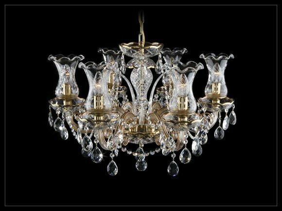 Kronleuchter Leuchte Lampe Luster Kristall Lampen Deckenleuchte Leuchter Kronleuchter Leuchte Lampe Luster Kristall Lampen Deckenleuchte Leuchter von JV Möbel