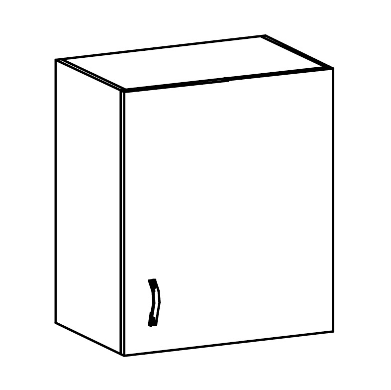 Küchen Regale Hängeschrank für die Küche Hängeschränke eintüriger Schrank Möbel von JV Möbel