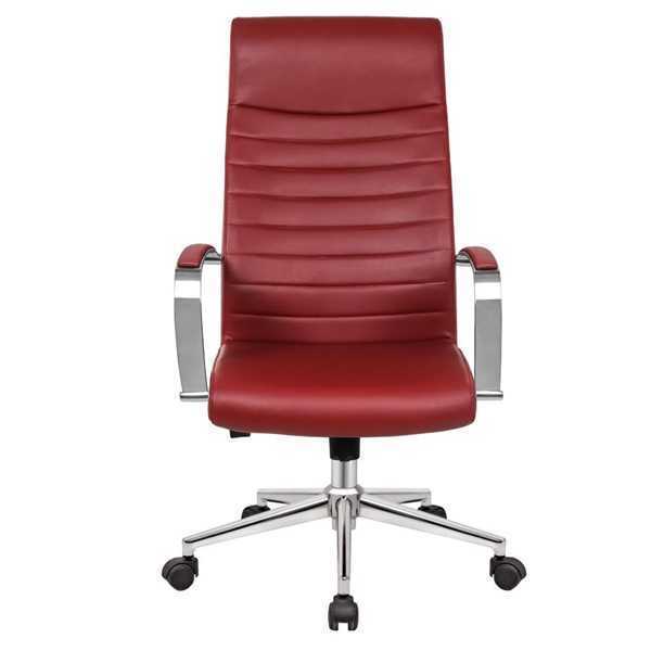 Kunstlederstuhl Design Polstersessel Rot Stühle Esszimmerstuhl Bürostuhl von JV Möbel