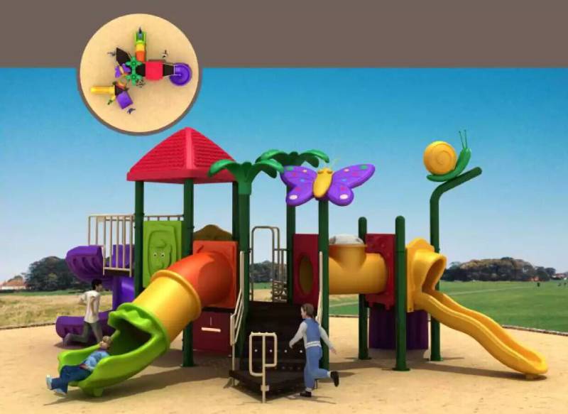 Kunststoff Spielturm mit Rutsche Kinderfreundlich Wetterfest Neu von JV Möbel
