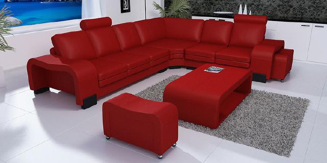 LEDER ECKCOUCH GARNITUR ECKSOFA POLSTER LEDERSOFA XXL WOHNLANDSCHAFT GARNITUR !! LEDER ECKCOUCH GARNITUR ECKSOFA POLSTER LEDERSOFA XXL WOHNLANDSCHAFT GARNITUR !! von JV Möbel