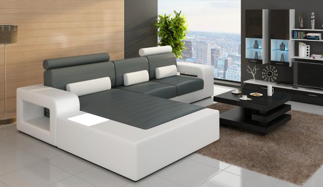 LEDER SOFA mit USB GARNITUR ECKSOFA H2209 BETA GARNITUR LEDERCOUCH Maßfertigung LEDER SOFA mit USB GARNITUR ECKSOFA H2209 BETA GARNITUR LEDERCOUCH Maßfertigung von JV Möbel