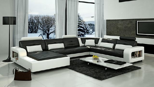 LEDERSOFA LEDERCOUCH SCHLAFSOFA SOFA GARNITUR WOHNLANDSCHAFT ECKCOUCH ECKSOFA von JV Möbel