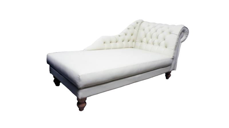 LUTON II Chesterfield Chaiselongues Chaise Liege Sofa Ottomane Leder Textil Neu von JV Möbel