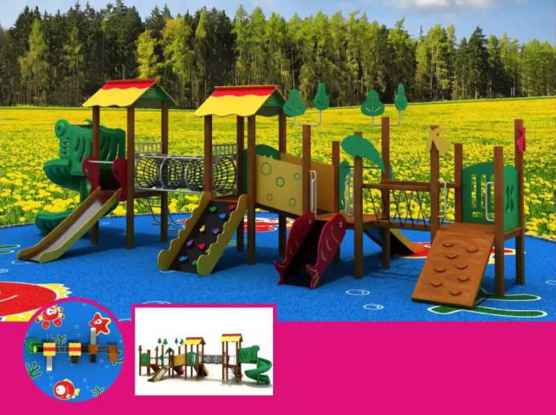 Labyrinth Spielturm mit Rutschbahnen Kletterausrüstung Outdoor Spielplätze von JV Möbel