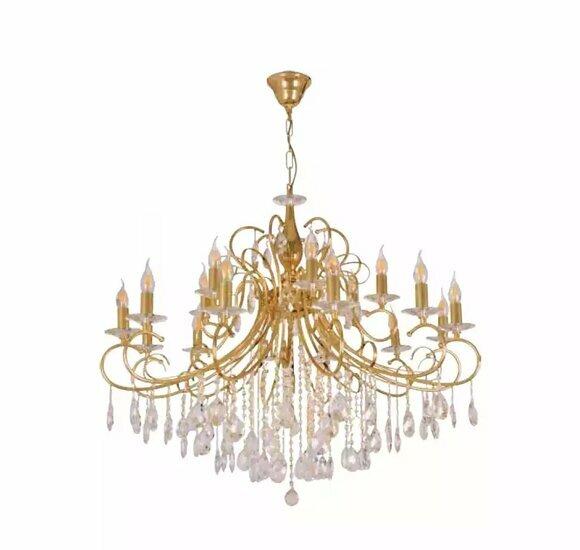 Lampe Hängeleuchte Kronleuchter Kristalllampe Deckenleuchte Lampen 105x115 von JV Moebel