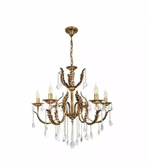 Lampe Hängeleuchte Kronleuchter Kristalllampe Deckenleuchte Lampen 73x110 von JV Moebel