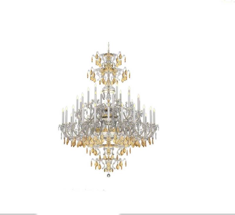 Lampe Kronleuchter Designer Exklusive Pendelleuchte Wohnzimmer Stil von JV Möbel
