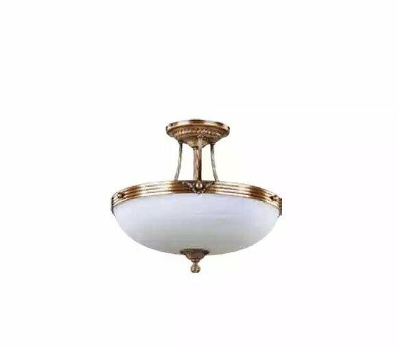 Lampen Deckenleuchter Lüster Kronleuchter Weiß Deckenlampe Glas Modern von JV Moebel