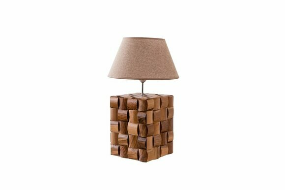Lampen Leuchten Modern Design Braun Tischleuchte Tisch Lampe Kronleuchte Leuchte von JV Möbel