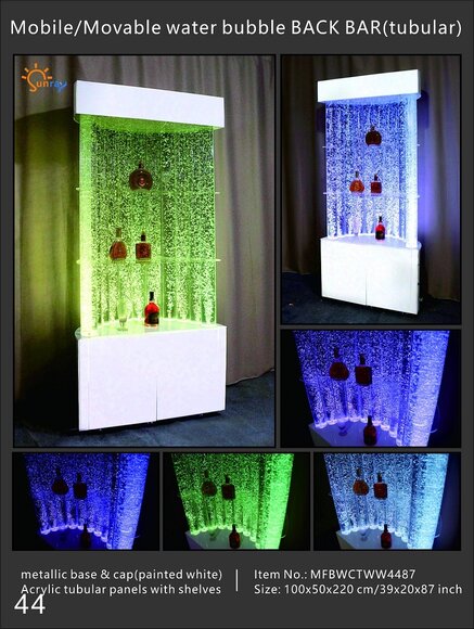 Led Wasser Wand Bar Regal Einrichtung Laden Theke Wassersäule Lokal von JV Möbel