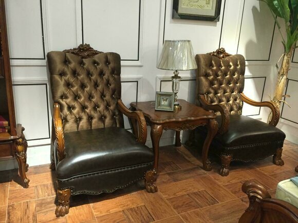 Leder Lounge Neu Chesterfield Sessel Designer Stuhl Polster Relex Stoff Textil Leder Lounge Neu Chesterfield Sessel Designer Stuhl Polster Relex Stoff Textil von JV Möbel
