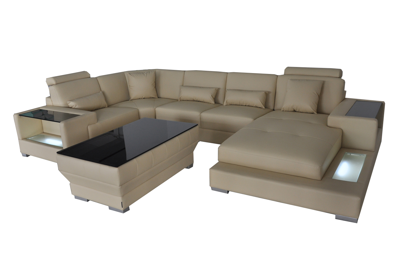 Leder Sofa Couch Polster Eck Designer Garnitur Wohnlandschaft Garnituren Eck Neu Leder Sofa Couch Polster Eck Designer Garnitur Wohnlandschaft Garnituren Eck Neu von JV Möbel