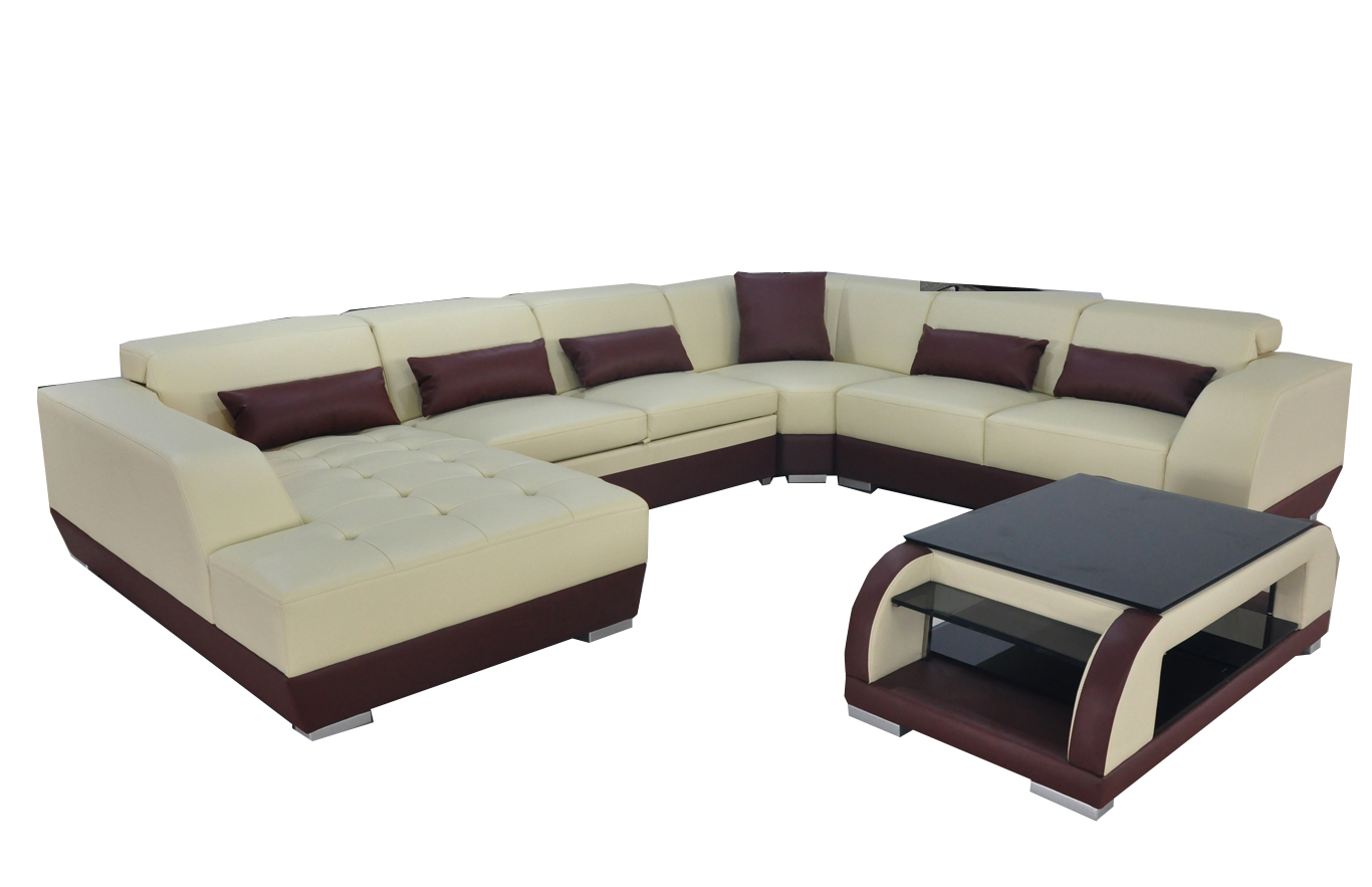 Leder Sofa Couch Polster Eck Designer Wohnlandschaft Garnituren Eck Neu Garnitur Leder Sofa Couch Polster Eck Designer Wohnlandschaft Garnituren Eck Neu Garnitur von JV Möbel