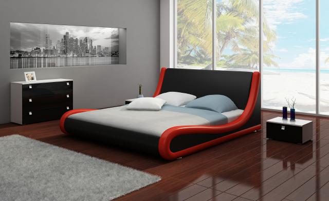 Lederbett Polsterbett mit Matratze Neu NIKLAS Wasserbett Bett Betten Komplett Lederbett Polsterbett mit Matratze Neu NIKLAS Wasserbett Bett Betten Komplett von JV Möbel