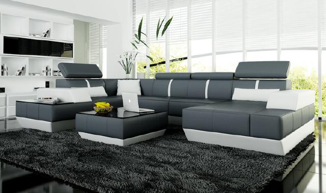 Ledersofa + USB,Wohnlandschaft Sofa Ecksofa Eckcouch Ledercouch Poster Ecke NEU Ledersofa + USB,Wohnlandschaft Sofa Ecksofa Eckcouch Ledercouch Poster Ecke NEU von JV Möbel